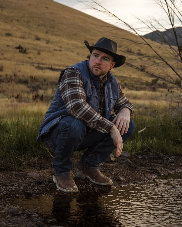 Outback Trading Co (NZ) Outback Mens's Cotton Plaid Shirt