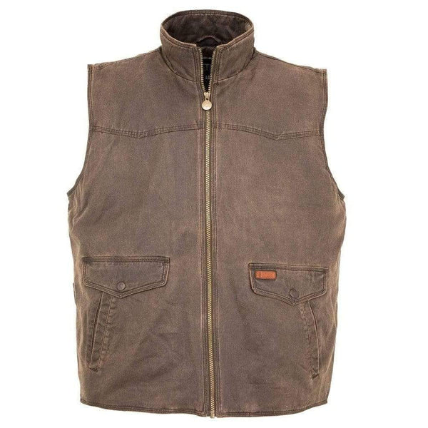 Outback Trading Co (NZ)  Landsman Vest MD 2803-BRN-MD