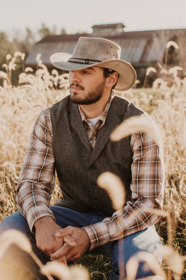 Outback Trading Company Wagga Wagga Leather Hat